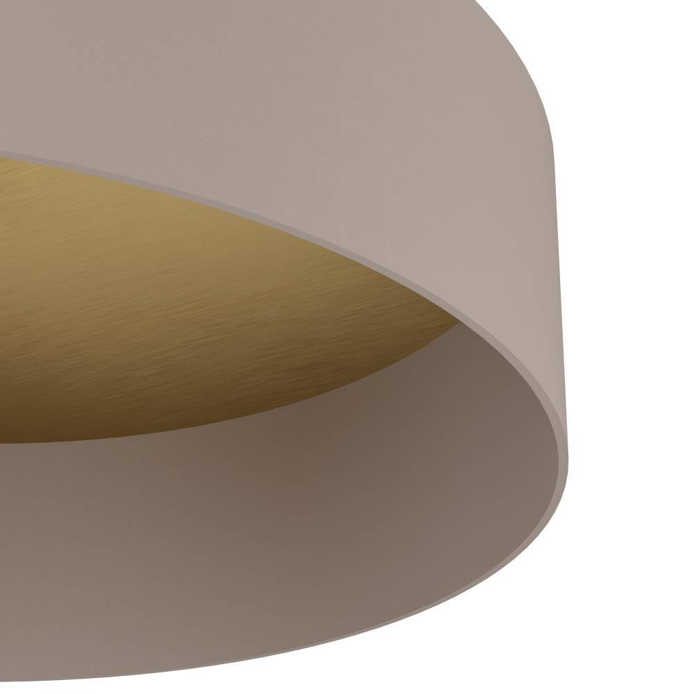 Duaia Ø42 Taupe plafondi valmistajalta Eglo - T&auml;ss&auml; kattovalaisimessa yhdistyy yksinkertainen ja moderni muotoilu trendikk&auml;&auml;seen beigen v&auml;riin.