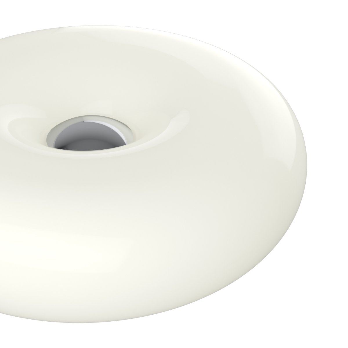 Basile 10cm Valkoinen pöytävalaisin valmistajalta Eglo - Mukana tulee johto ja pistoke.