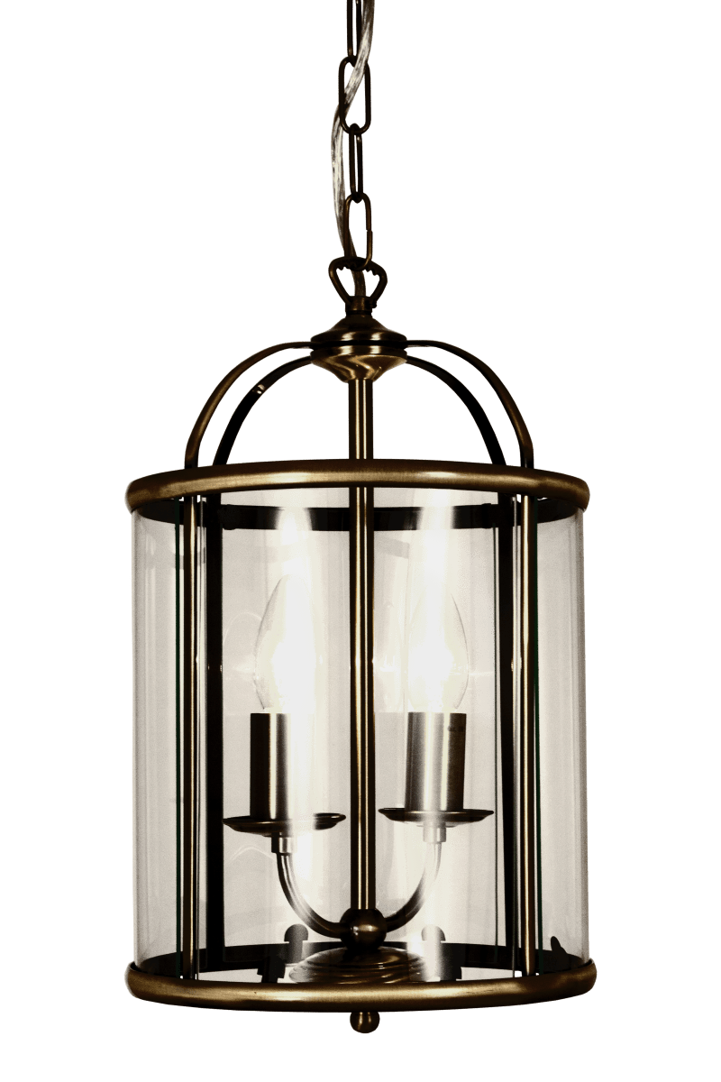 Budgie Ø24 Antiikki kattovalaisin valmistajalta Aneta Lighting - Budgie-kattovalaisin antiikkiväristä metallia ja kirkasta hieman kaarevaa lasia.