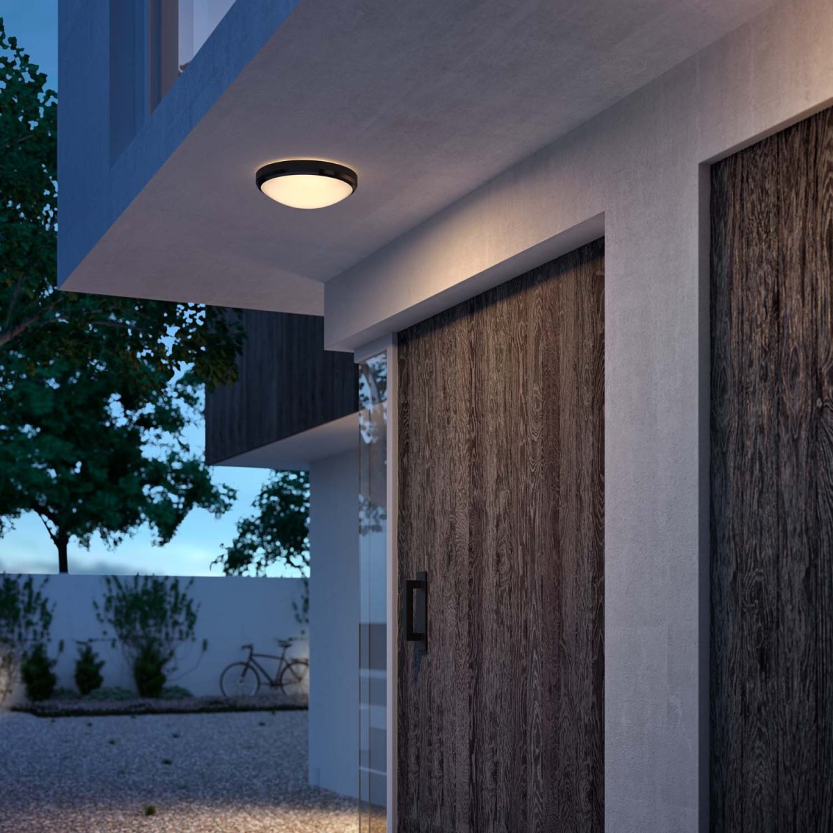 Doris Musta valmistajalta Philips - Doris on tyylikäs kattovalaisin ulkokäyttöön, joka antaa modernin vaikutelman.