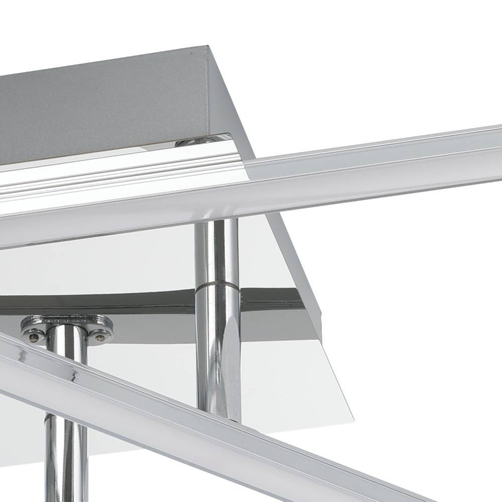 Lasana 50cm Kromi plafondi valmistajalta Eglo - Minimalistinen ja geometrinen tyyli tekee siitä täydellisen valinnan nykyaikaiseen tai moderniin sisustukseen, ja se tarjoaa kirkkaan ja hajavalon, joka täyttää huoneen; tyylikkäällä tavalla.