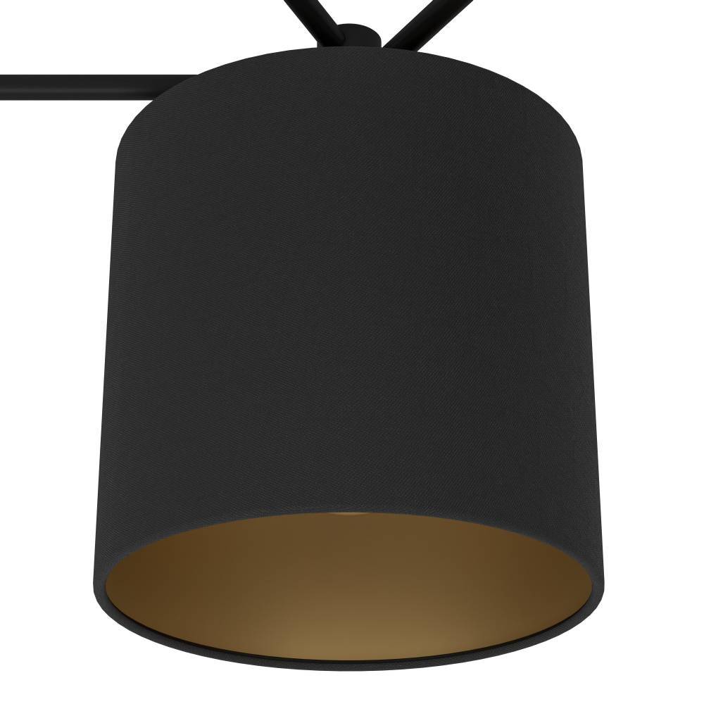 Staiti 84cm Musta plafondi valmistajalta Eglo - Vankka rakenne ja katseenvangitsija muotoilu tekevät tästä lampusta keskeisen sisustuksen ja keskustelunaiheen kaikille vieraille.