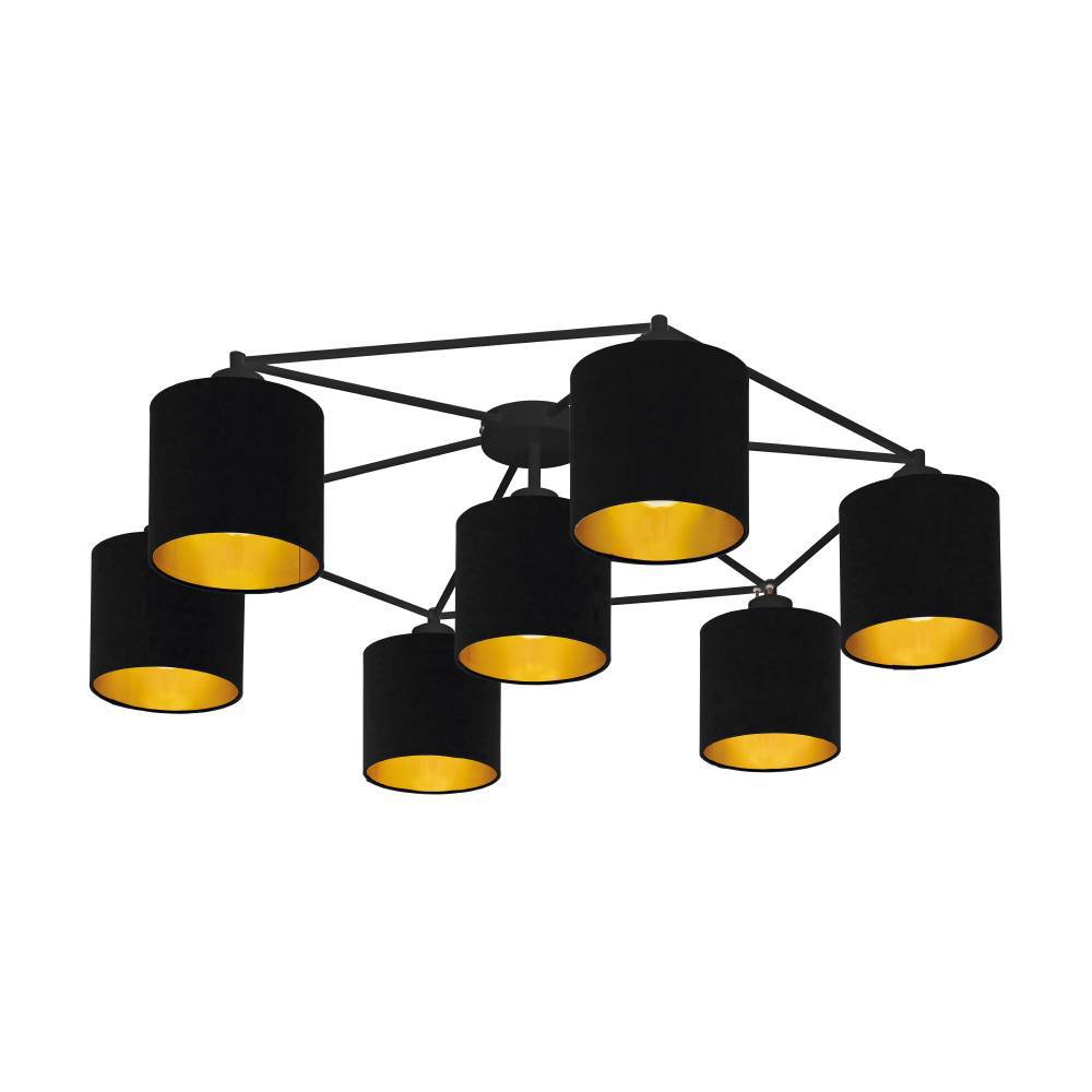 Staiti 84cm Musta plafondi valmistajalta Eglo - Vankka rakenne ja katseenvangitsija muotoilu tekevät tästä lampusta keskeisen sisustuksen ja keskustelunaiheen kaikille vieraille.