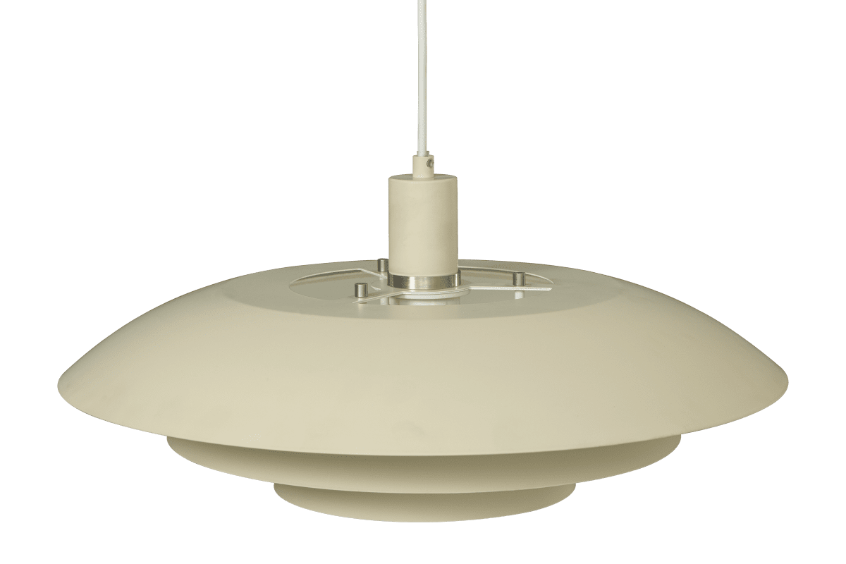 Epsilon 1 Ø45 Beige kattovalaisin valmistajalta Aneta Lighting - Vaihdettavat kromi- ja mattamessingiset yksityiskohdat ovat mukana valintasi mukaan.