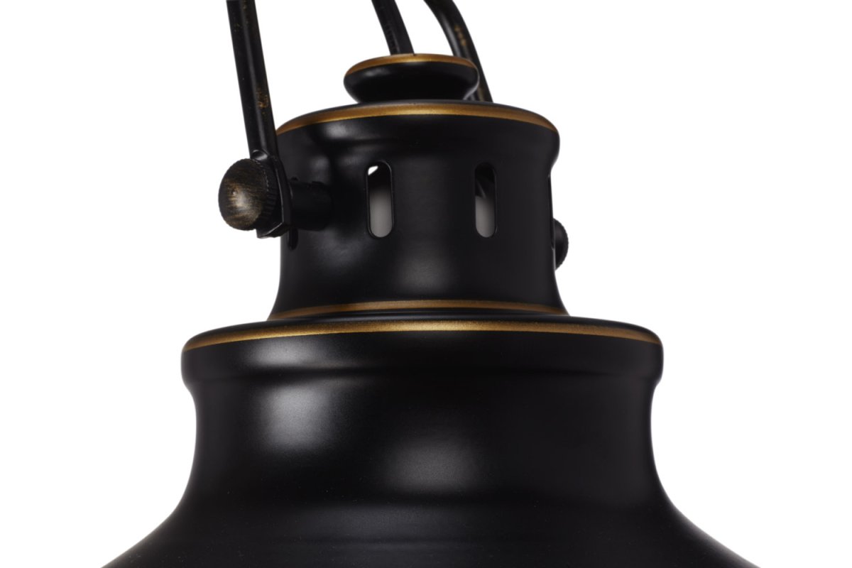 New Haven Musta lattiavalaisin valmistajalta Cottex - New Haven metallilattiavalaisin mustalla antiikkiviimeistelyll&auml; on tyylik&auml;s ja teollinen valaistusratkaisu, joka lis&auml;&auml; kotiisi luonnetta.