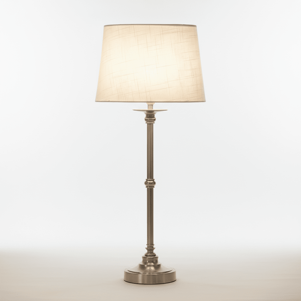 Axel 60cm Antiikkimessinki pöytävalaisin valmistajalta Lampan - Lampunjalka on valmistettu metallista, ja sen antiikkimessinkiviimeistely antaa sille l&auml;mpim&auml;n ja ajattoman ilmeen.