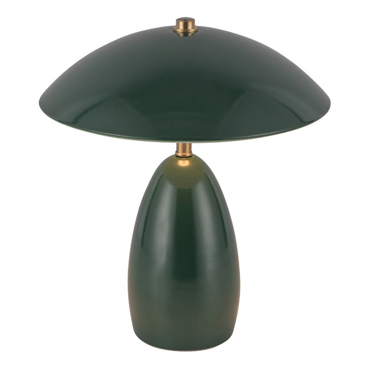 Poppy 27cm Vihreä Siirrettävä valmistajalta Elstead Lighting - Poppy on kannettava p&ouml;yt&auml;valaisin, joka on valmistettu tummanharmaasta metallista ja jossa on koristeellisia messinkiyksityiskohtia.