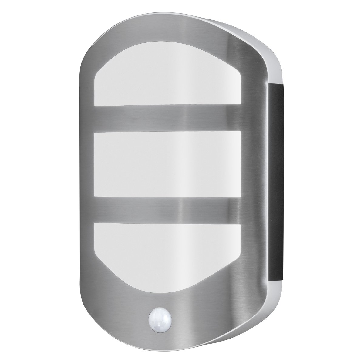 Plate Sensor Teräs ulkovalo valmistajalta Osram - Plate Sensor&nbsp;&auml;r en innovativ och stilfull fasadlampa som ger b&aring;de funktion och elegans till din entr&eacute; eller uteplats.