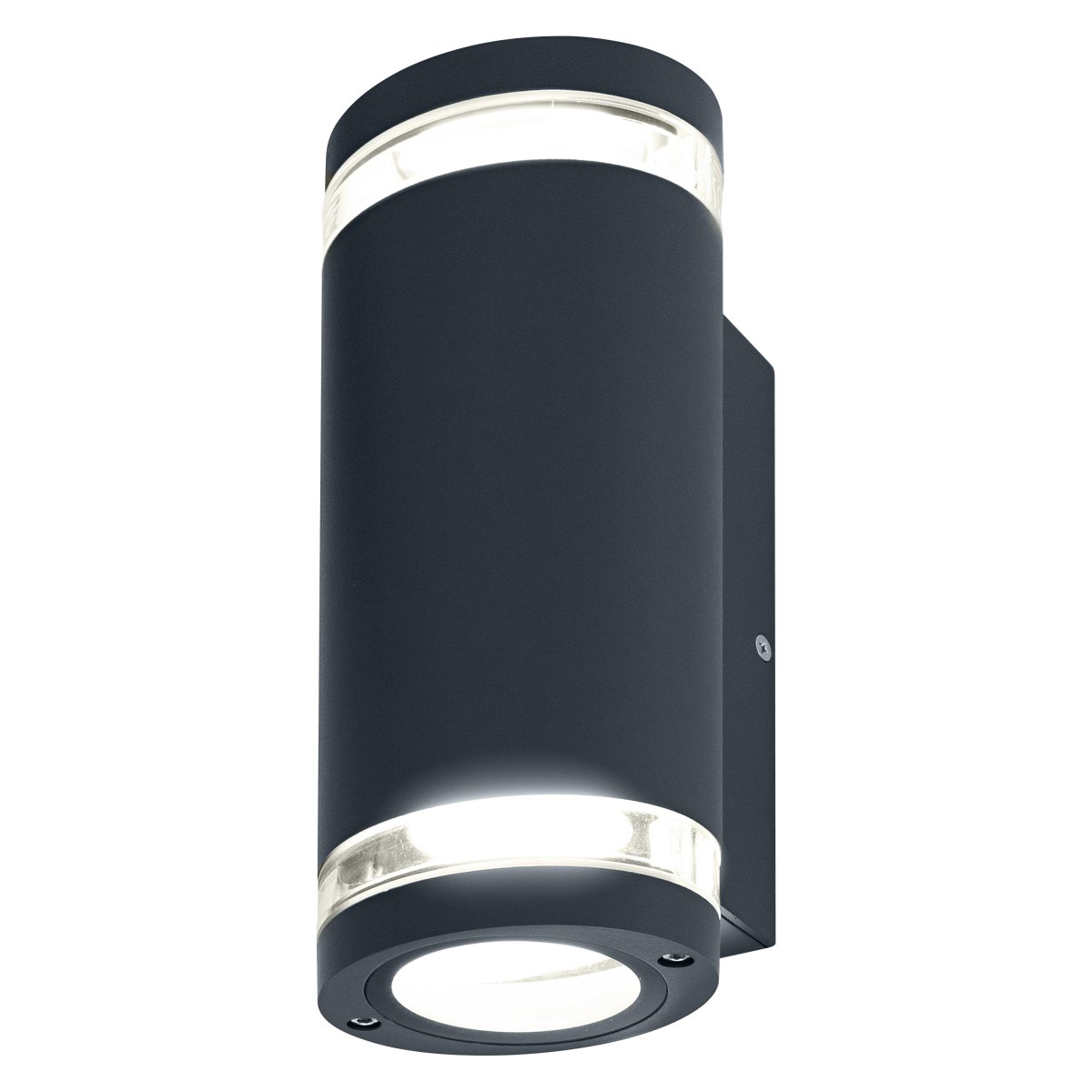 Beam Gap UpDown Tumman harmaa ulkovalo valmistajalta Ledvance - Alumiinista valmistettu ja IP44-luokituksen mukainen se on s&auml;&auml;nkest&auml;v&auml; ja sopii erinomaisesti julkisivuihin, sis&auml;&auml;nk&auml;yntiin ja patioihin.