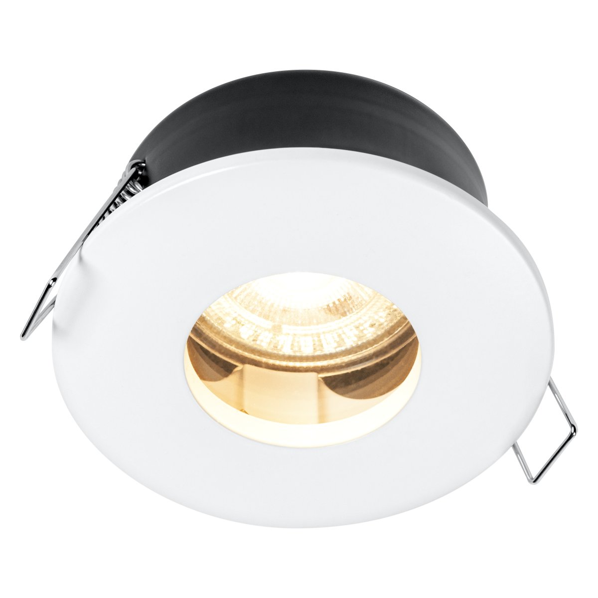 Recess IP65 GU10 4W Valkoinen valmistajalta Osram - Inf&auml;lld spotlight f&ouml;r badrum d&auml;r 1st GU10 4,3W ljusk&auml;lla fr&aring;n Osram medf&ouml;ljer.