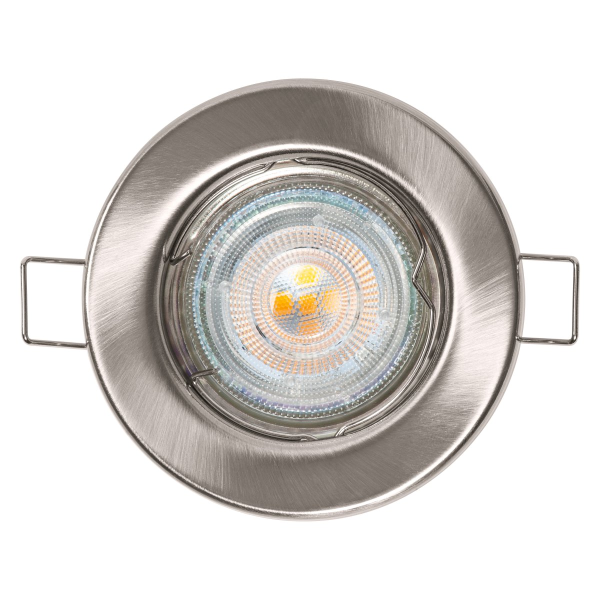 Recess Setti Sis. GU10 3x2W Harjattua nikkeliä valmistajalta Ledvance - Ei voida asentaa suoraan eristyst&auml; vasten, asennussyvyyden on oltava v&auml;hint&auml;&auml;n 14 cm.
