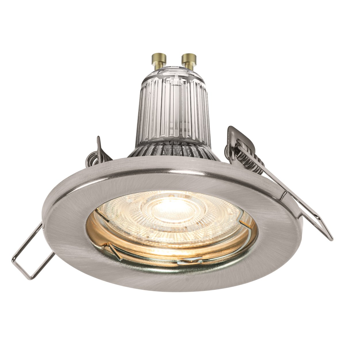 Recess Setti Sis. GU10 3x2W Harjattua nikkeliä valmistajalta Ledvance - Ei voida asentaa suoraan eristyst&auml; vasten, asennussyvyyden on oltava v&auml;hint&auml;&auml;n 14 cm.