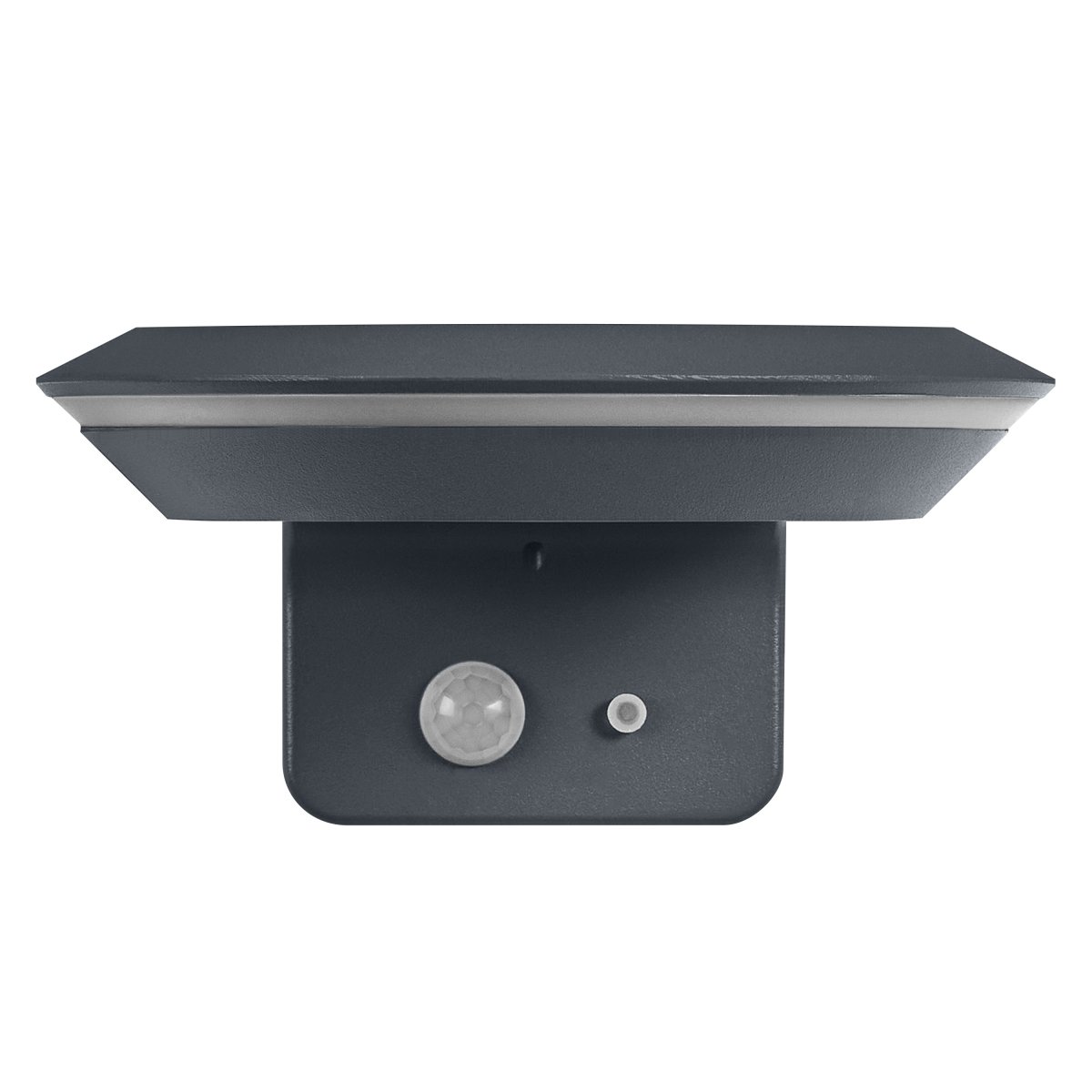 Glow Sensor Tumman harmaa aurinkokennolamppu valmistajalta Ledvance - Glow Sensor on tyylikäs ja aurinkoenergialla toimiva julkisivuvalaisin, jossa yhdistyvät älykäs toiminto ja moderni muotoilu.