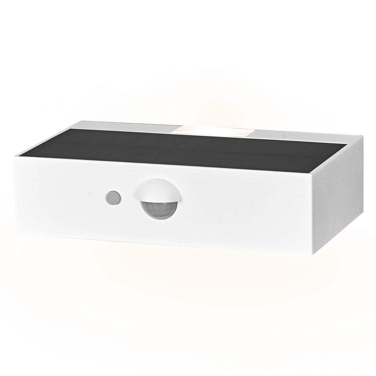 Bricklume Sensor Valkoinen aurinkokennolamppu valmistajalta Ledvance - Bricklume Sensor on tyylikäs ja aurinkoenergialla toimiva julkisivuvalaisin, jossa yhdistyvät älykäs toiminto ja moderni muotoilu.