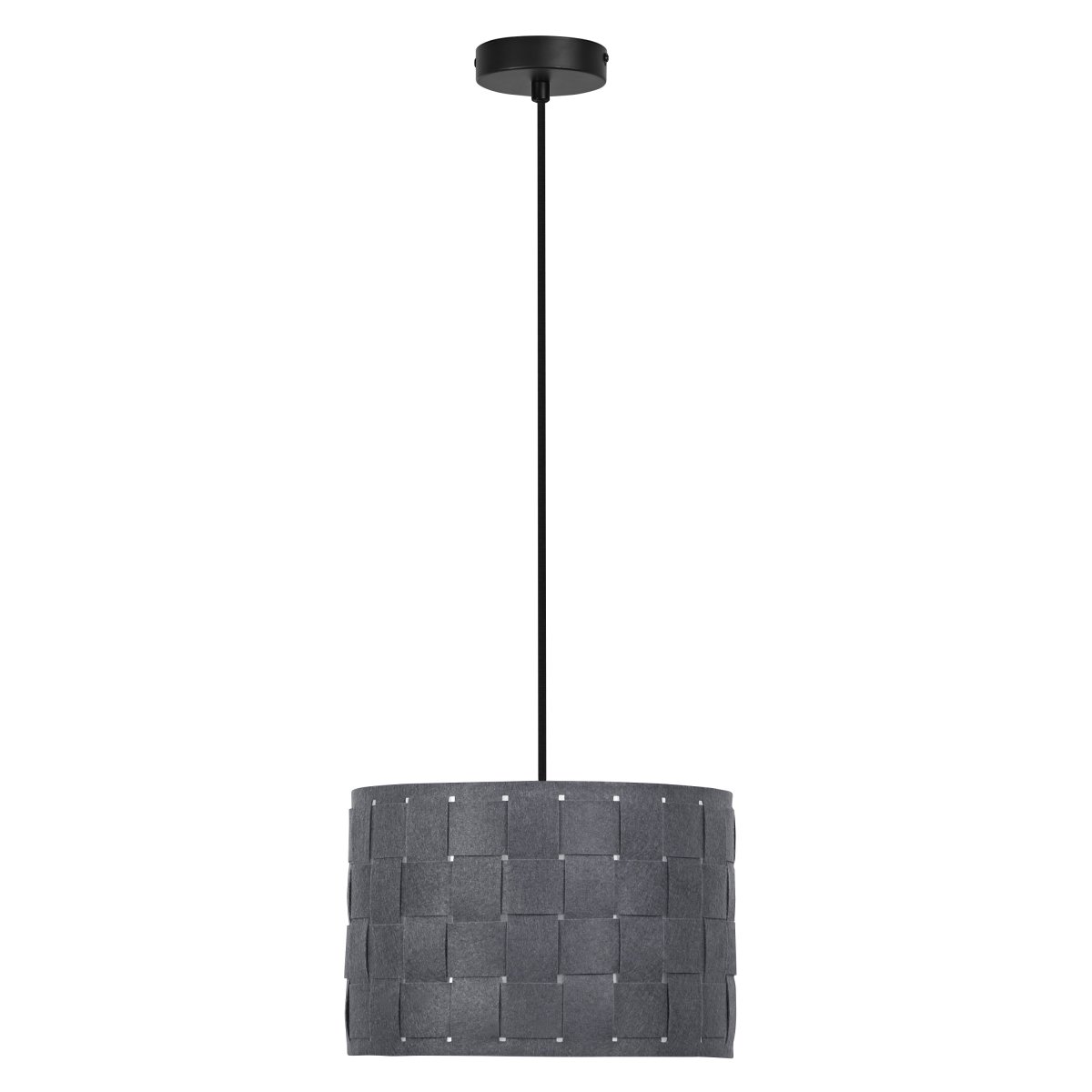 Felt Weaving Ø28 Tumman harmaa kattovalaisin valmistajalta Ledvance - Dekorativ pendel med sk&auml;rm gjord av fl&auml;tad filt vilket ger en fin och varm ljusspridning i rummet.