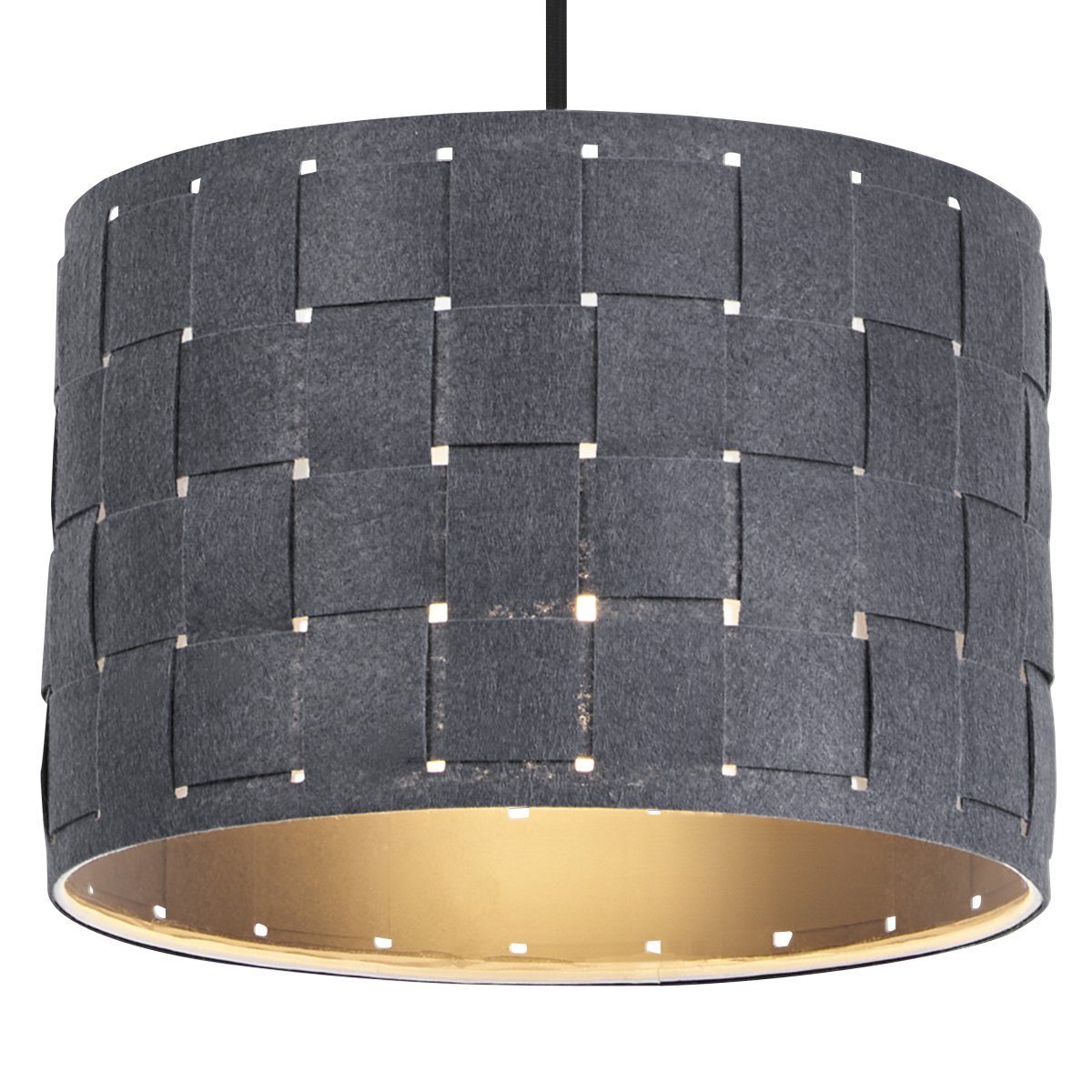 Felt Weaving Ø28 Tumman harmaa kattovalaisin valmistajalta Ledvance - Dekorativ pendel med sk&auml;rm gjord av fl&auml;tad filt vilket ger en fin och varm ljusspridning i rummet.