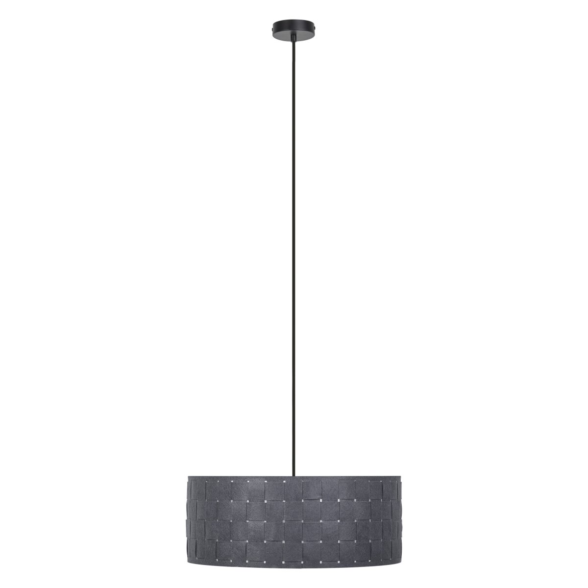 Felt Weaving Ø48 Tumman harmaa kattovalaisin valmistajalta Ledvance - Dekorativ pendel med sk&auml;rm gjord av fl&auml;tad filt vilket ger en fin och varm ljusspridning i rummet.