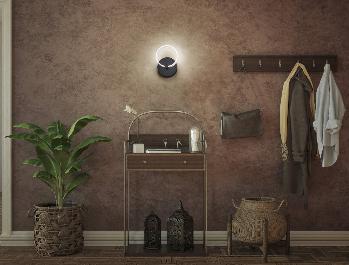 Circle PL 23cm Musta seinävalaisin valmistajalta Ledvance - Lisäksi lamppu on varustettu muistitoiminnolla ja se muistaa viimeisimmän asetuksen, kun sytytät lampun uudelleen.