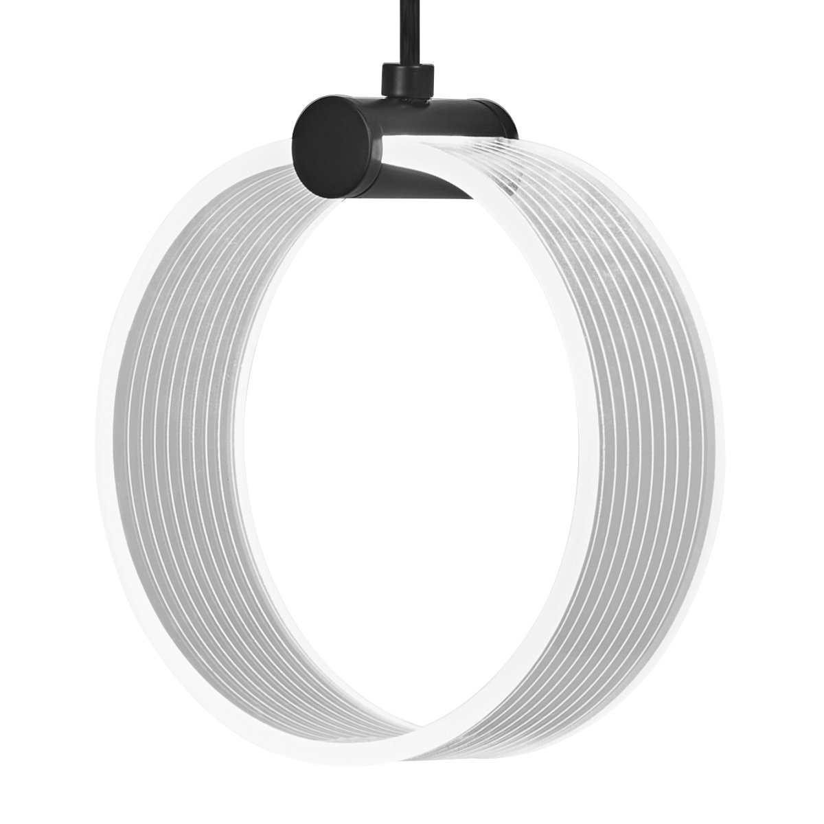 Circle PL Ø16 Musta kattovalaisin valmistajalta Osram - Circle on moderni riipus, jossa on tyylik&auml;s koristevalaistus.