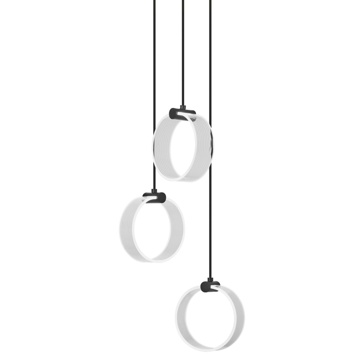 Circle PL Ø30 Musta kattovalaisin valmistajalta Osram - Circle on moderni riipus, jossa on tyylik&auml;s koristevalaistus.