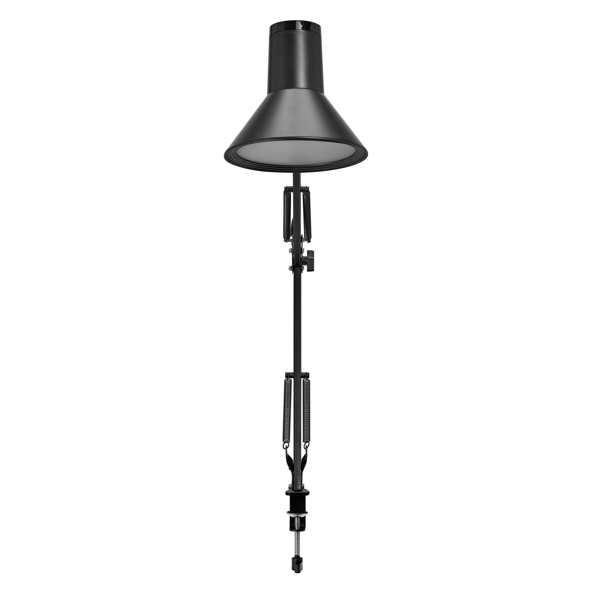 Office Retro Musta nipistinvalaisin valmistajalta Ledvance - Lampan ger ett varmvitt och starkt ljus p&aring; 900lm och 3000K, perfekt som arbets- och l&auml;slampa.