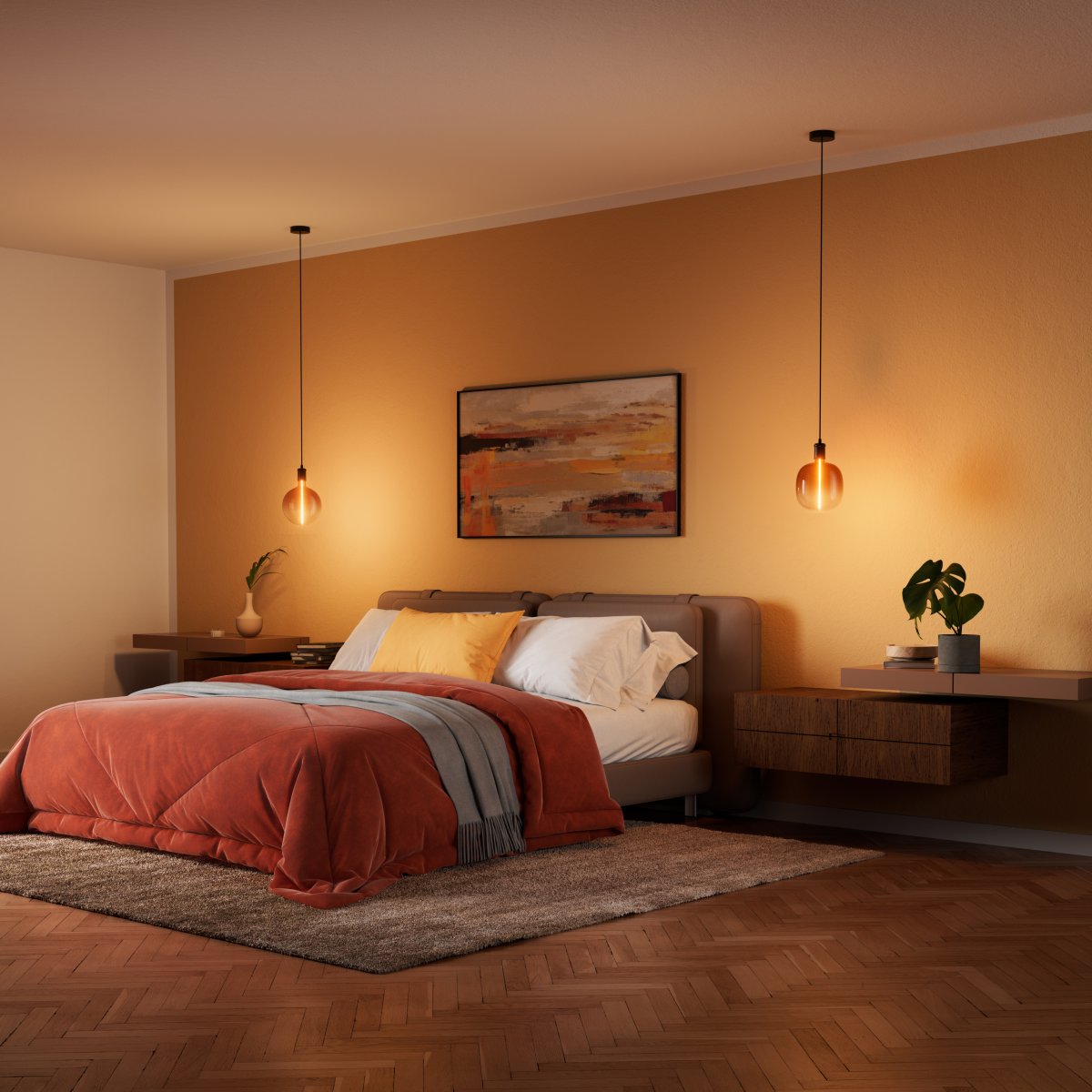 Bobbin Ø10 Musta kattovalaisin valmistajalta Ledvance - Det simpla upph&auml;nget ger dig m&aring;nga m&ouml;jligheter, du kan f&ouml;rslagsvis placera flera i grupp eller i rad &ouml;ver matbordet eller i vardagsrummet.