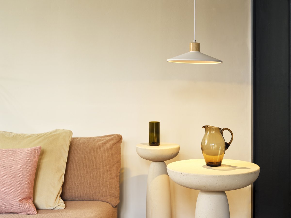 Plaster Wood Ø32 Valkoinen kattovalaisin valmistajalta Ledvance - 