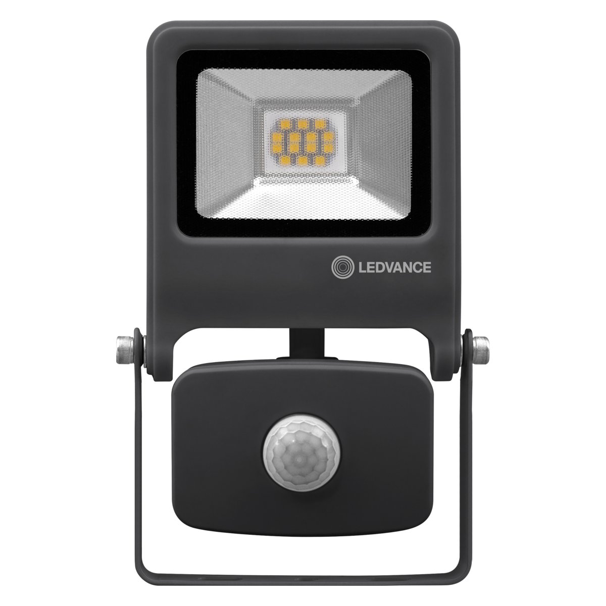 Flood Sensor 10W Tumman harmaa ulkovalo valmistajalta Osram - Flood Sensor 10W &auml;r en kraftfull och energieffektiv str&aring;lkastare med IP44-klassning, vilket g&ouml;r den idealisk f&ouml;r utomhusbruk.