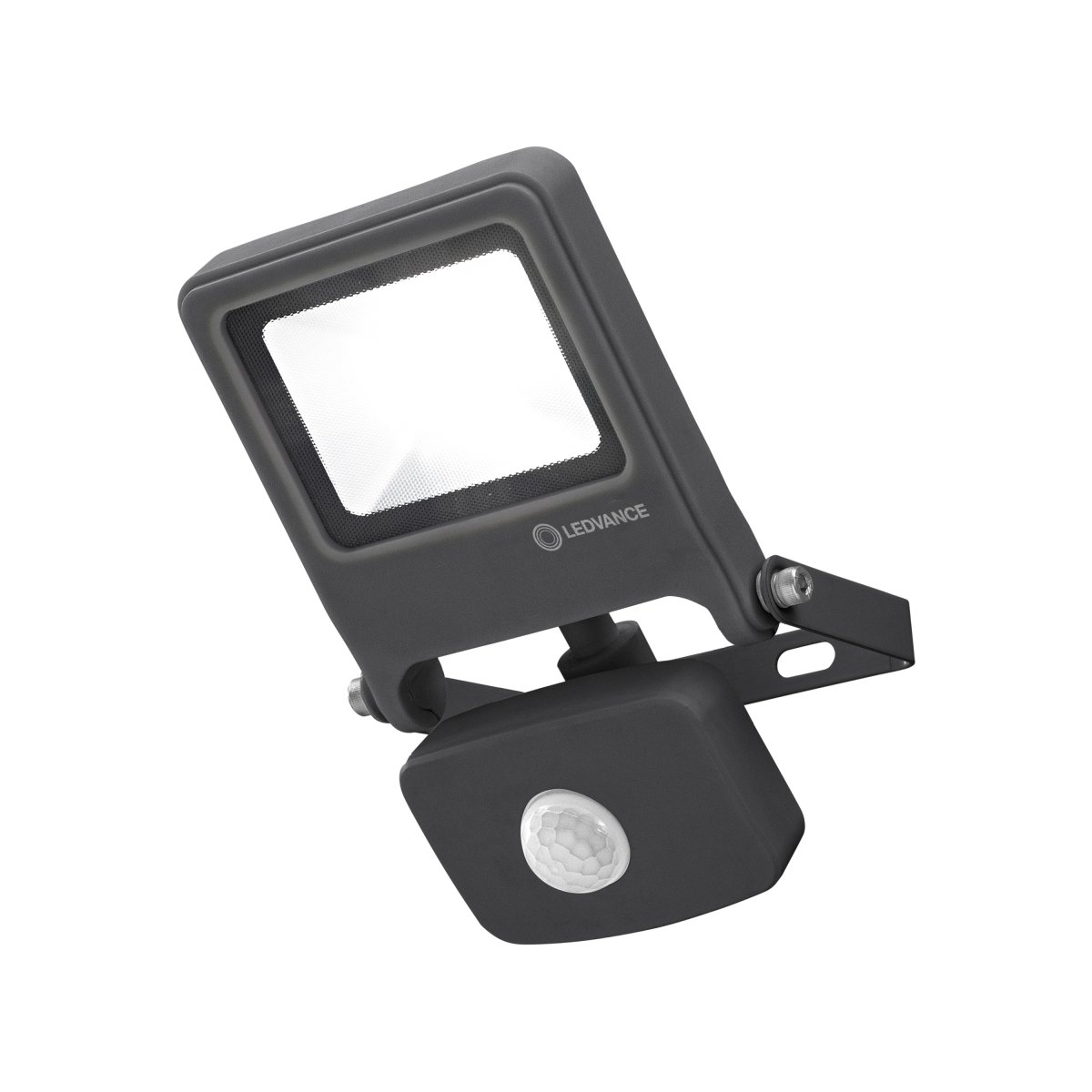 Flood Sensor 10W Tumman harmaa ulkovalo valmistajalta Osram - Flood Sensor 10W &auml;r en kraftfull och energieffektiv str&aring;lkastare med IP44-klassning, vilket g&ouml;r den idealisk f&ouml;r utomhusbruk.