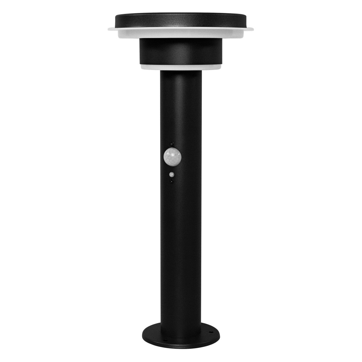 Double Circle Sensor Musta aurinkokennolamppu valmistajalta Osram - Sis&auml;&auml;nrakennettu PIR-liiketunnistin ja p&auml;iv&auml;nvalotunnistin syttyv&auml;t automaattisesti, kun pime&auml;ss&auml; on liikett&auml;, mik&auml; takaa sek&auml; turvallisuuden ett&auml; energiatehokkuuden.