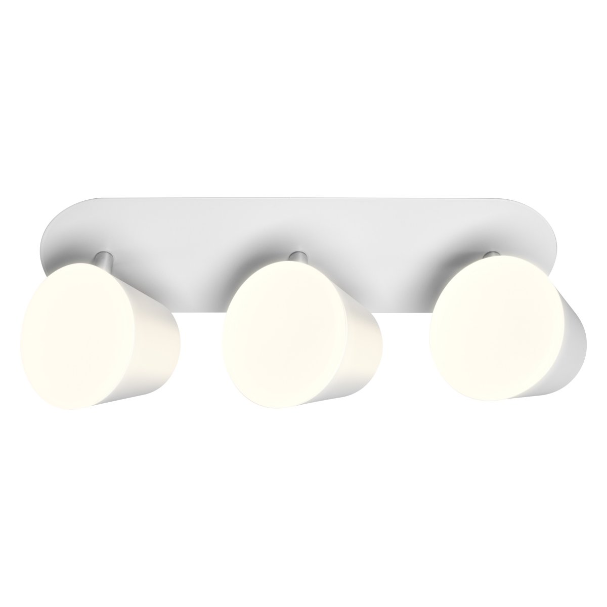 LED spot 35cm Valkoinen kylpyhuoneen valaisin valmistajalta Ledvance - De tre vinkelbara sk&auml;rmarna med diffusor ger ett starkt men bl&auml;ndfritt ljus som du kan rikta efter &ouml;nskem&aring;l.