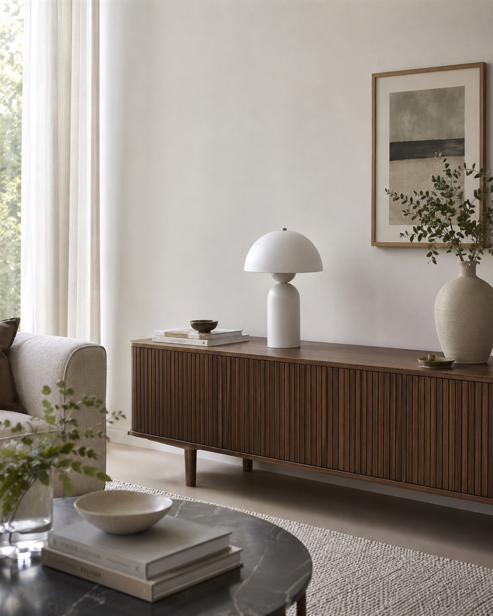 Capello 35cm Valkoinen pöytävalaisin valmistajalta Nordic Lighting - Valaisimessa on py&ouml;ristetty varjostin ja pehme&auml;sti muotoiltu jalka, joka luo harmonisen tasapainon muotojen v&auml;lille.