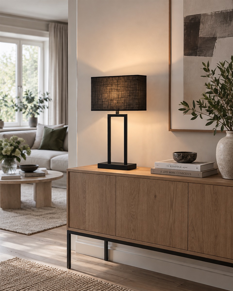 Gemma 52cm Musta pöytävalaisin valmistajalta Nordic Lighting - Ajaton valaisin, joka yhdist&auml;&auml; klassisen ja modernin muotoilun.