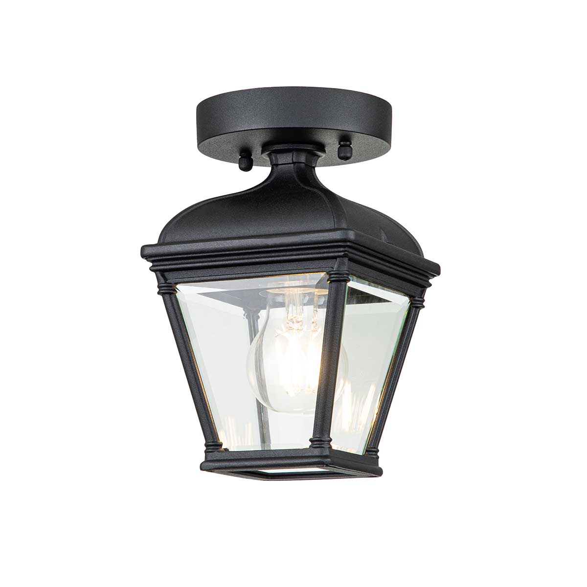 Bayview Musta valmistajalta Elstead Lighting - Bayview-kattovalaisimessa on klassinen ja elegantti muotoilu romanttisella Georgian tyylillä, joka tarjoaa tyylikkään ja hienostuneen läsnäolon mihin tahansa ulkoasuun.