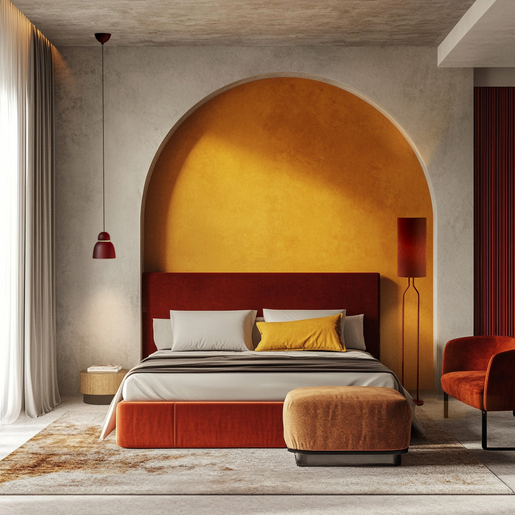 Bird Ø17 Tummanpunainen/messinki kattovalaisin valmistajalta Belid - 