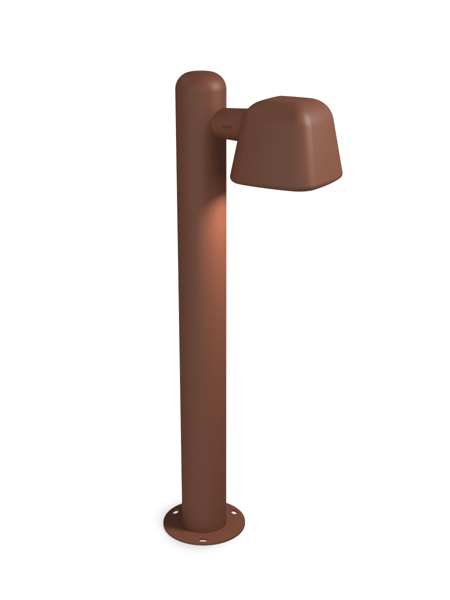 Boo 90cm Ruoste pylväsvalaisimet valmistajalta Belid - Boo on ajaton valaisin, jossa orgaaninen muoto kohtaa ruotsalaisen k&auml;sity&ouml;taidon.