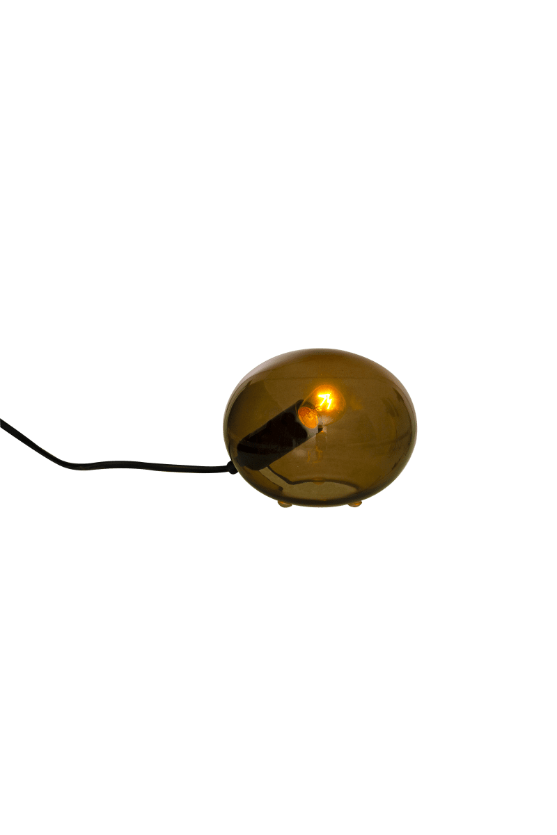 Globus 10cm Ruskea pöytävalaisin valmistajalta Aneta Lighting - Globus-p&ouml;yt&auml;valaisin ruskeasta lasista, jonka lasipallon sis&auml;ll&auml; oleva valonl&auml;hde tarjoaa koristeellista ja miellytt&auml;v&auml;&auml; valoa.