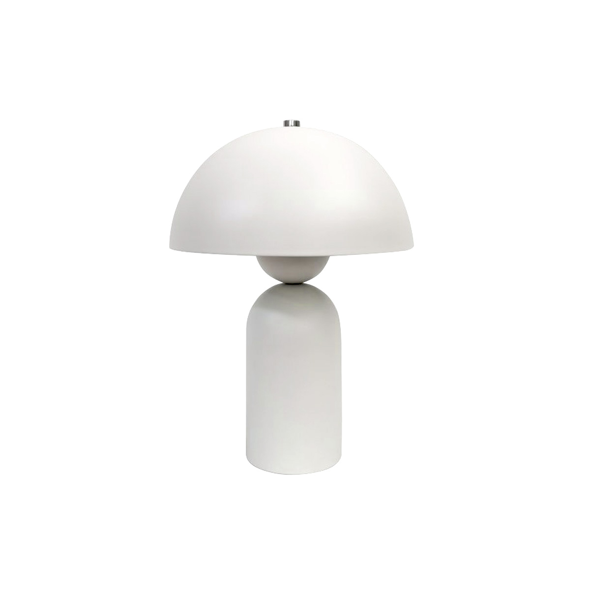 Capello 35cm Valkoinen pöytävalaisin valmistajalta Nordic Lighting - Valaisimessa on py&ouml;ristetty varjostin ja pehme&auml;sti muotoiltu jalka, joka luo harmonisen tasapainon muotojen v&auml;lille.