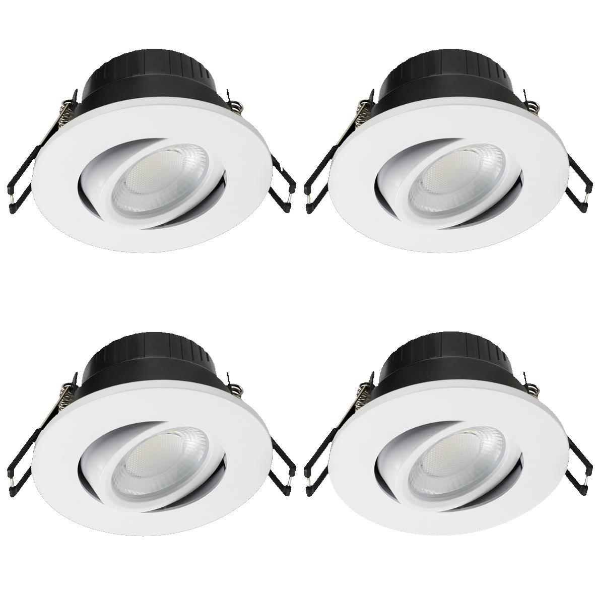 Cheapy 4CCT 4 Kpl Valkoinen valmistajalta Designlight - Cheapy on IP65-luokiteltu, joten se on turvallinen asentaa kylpyhuoneisiin ja muihin kosteisiin tiloihin.