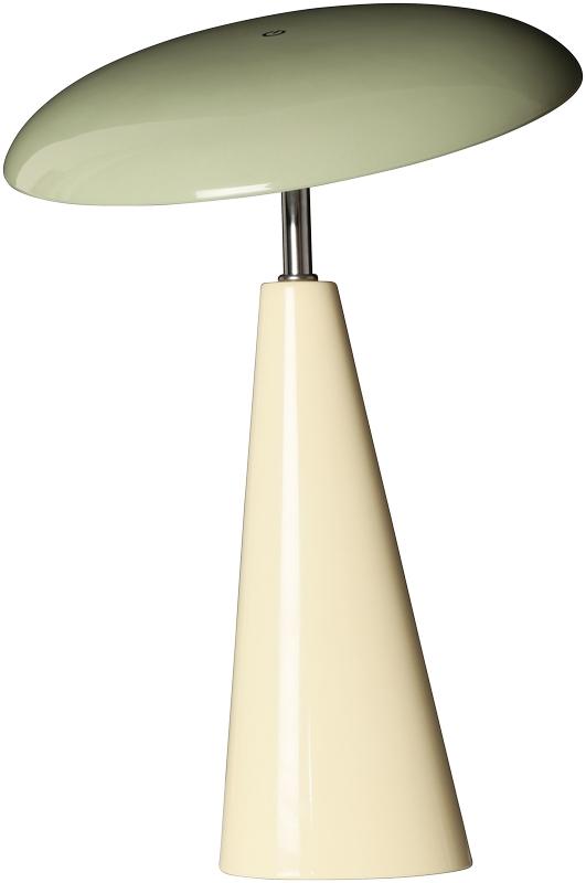 Audrey 33cm Beige/vaaleanvihreä Siirrettävä valmistajalta Eja - Audrey on tyylik&auml;s kannettava p&ouml;yt&auml;valaisin, joka on valmistettu metallista.