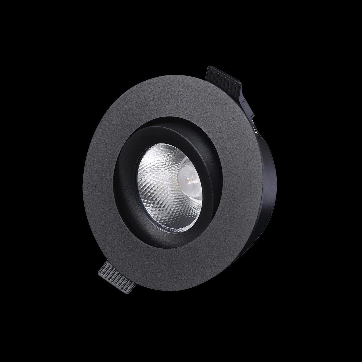 D-007 Downlight 2700K Musta valmistajalta Designlight - D-007 on alasvalojen sarja, jossa on yhdistetty linssi ja heijastin optimaalisen valonjaon/kuvan saavuttamiseksi.