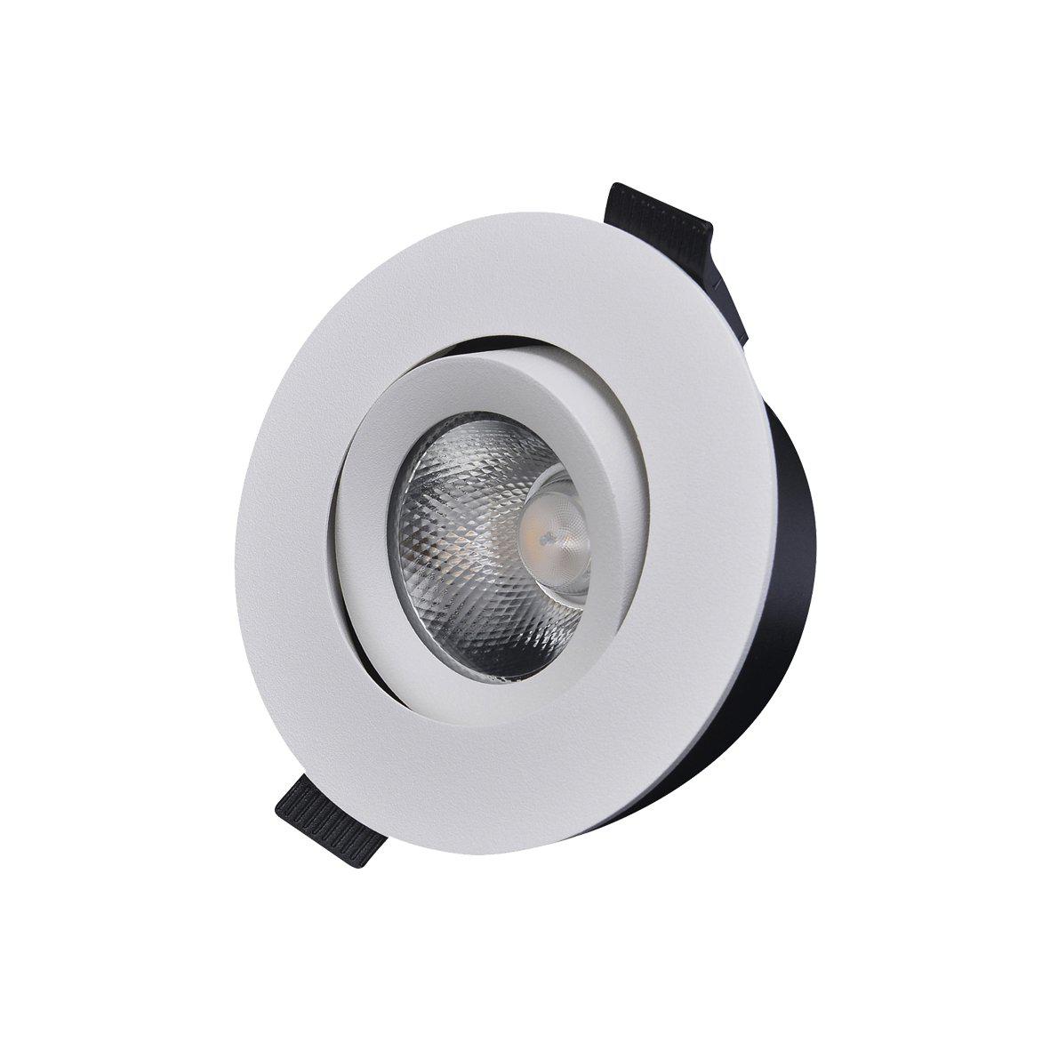 D-007 Downlight 3000K Valkoinen valmistajalta Designlight - D-007 on alasvalojen sarja, jossa on yhdistetty linssi ja heijastin optimaalisen valonjaon/kuvan saavuttamiseksi.