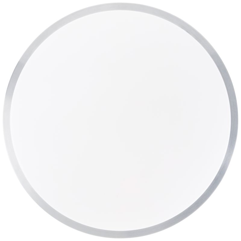 Livius Ø48 Nikkeli plafondi valmistajalta Brilliant - Lähes 50 cm:n halkaisijansa ansiosta se sopii erityisesti keskikokoisiin ja suuriin huoneisiin ja sulautuu huomaamattomasti sisustukseen.