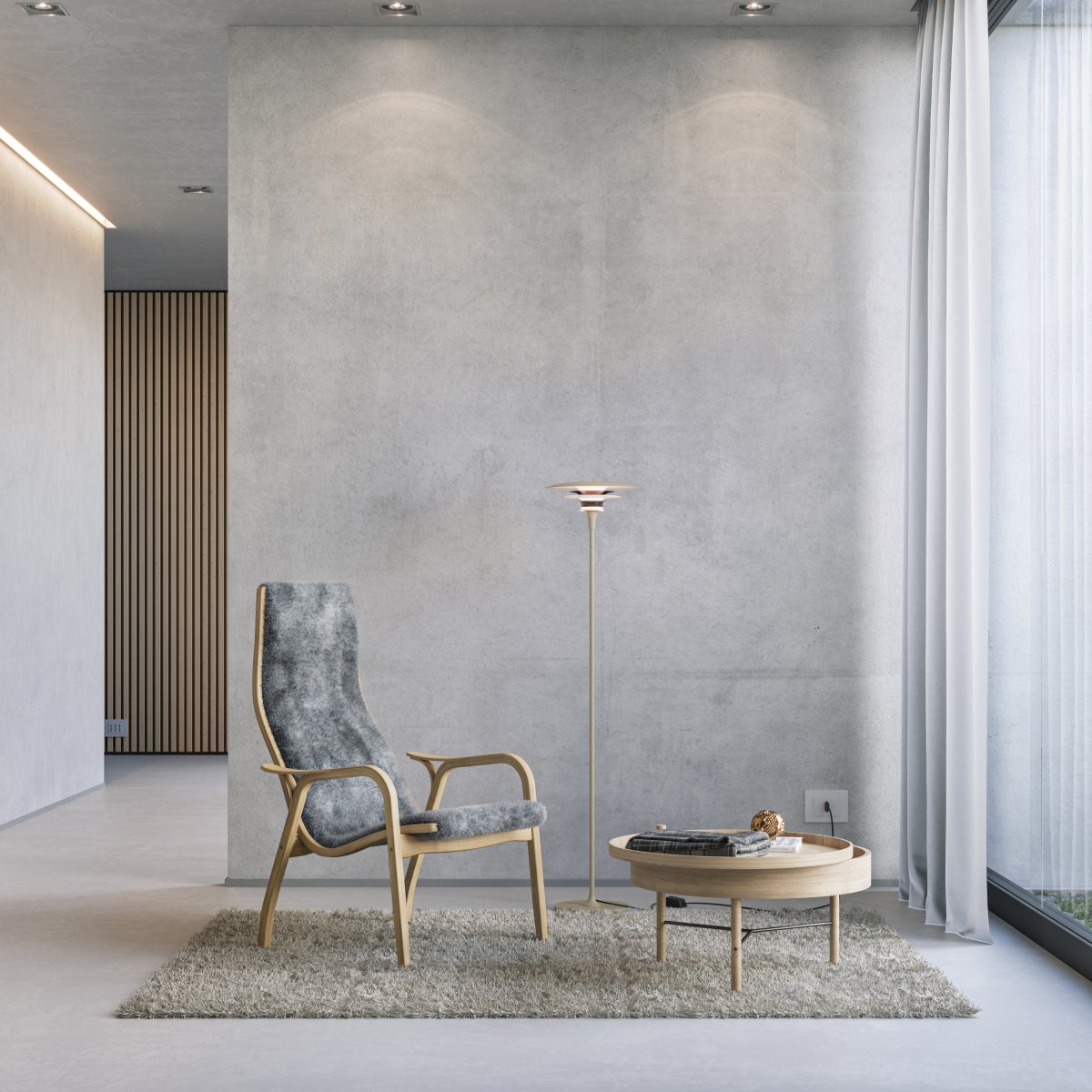 Diablo Ø30 Hiekka/pronssi lattiavalaisin valmistajalta Belid - Valaisin on saatavana useissa v&auml;riyhdistelmiss&auml;, erityisesti silmiinpist&auml;v&auml;ss&auml; hiekanbeigen ja pronssin sekoituksessa, joka antaa modernin ja samalla dramaattisen ilmeen.