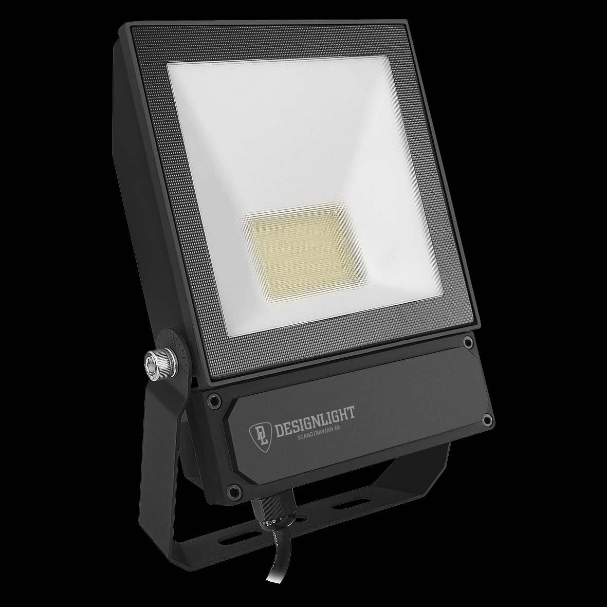 Elly valonheitin 50W Musta valmistajalta Designlight - Elly 50W on tehokas ja luotettava LED-valonheitin, jossa on symmetrinen, leve&auml; 120&deg; valokeila.