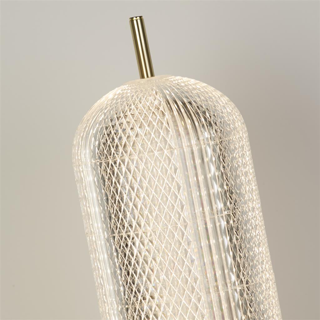Capsule 60cm Messinki pöytävalaisin valmistajalta Searchlight - Capsule on elegantti ja moderni pöytävalaisin, jossa on satiinimessinkiyksityiskohdat ja akryylilasivarjostin, joka levittää pehmeää ja miellyttävää valoa.