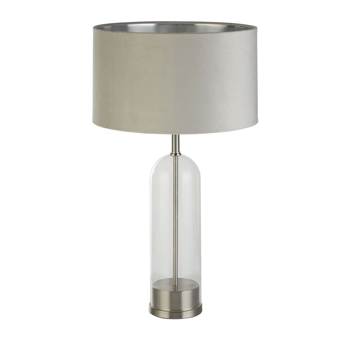 Oxford 44cm Harmaa pöytävalaisin valmistajalta Searchlight - Oxford-p&ouml;yt&auml;valaisin yhdist&auml;&auml; klassisen muotoilun moderniin tyyliin suloisella tavalla.