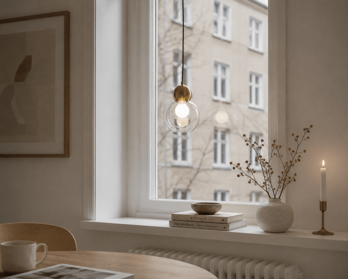 Barba Ø15 Läpinäkyvä/kupari ikkunavalaisin valmistajalta Lampan - L&auml;pin&auml;kyv&auml; lasivarjostin antaa valonl&auml;hteelle osan ilmett&auml; ja levitt&auml;&auml; kirkasta ja hienoa valoa.