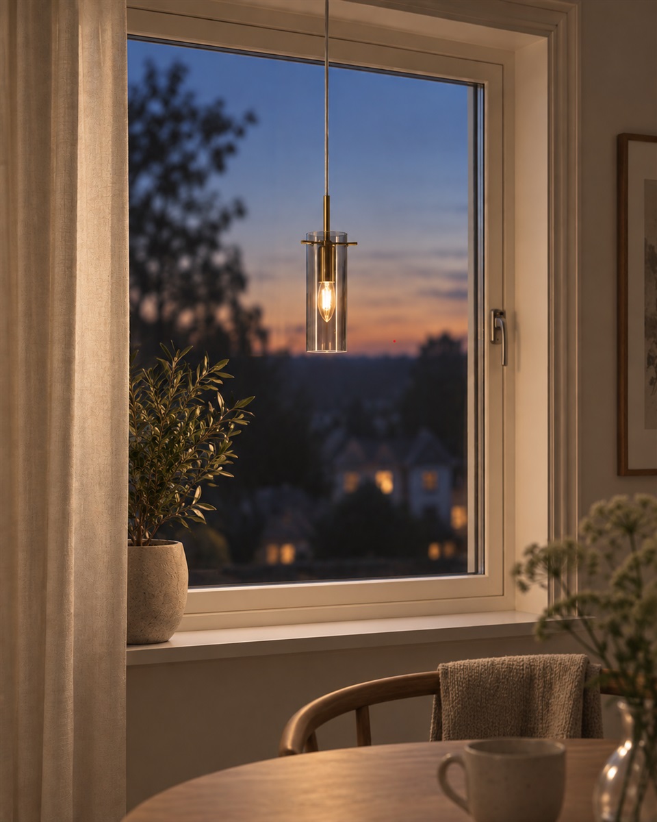 Cilinda Ø7 Messinki/savustettu ikkunavalaisin valmistajalta Nordic Lighting - Cilinda on ajaton ikkunavalaisin, jossa on tyylik&auml;s muotoilu.