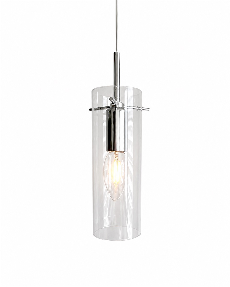 Cilinda Ø7 Kromi/läpinäkyvä ikkunavalaisin valmistajalta Nordic Lighting - 
